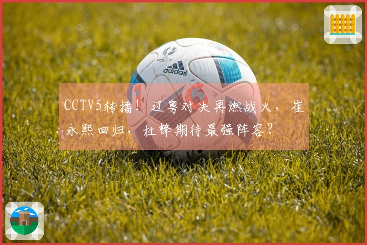 CCTV5转播！辽粤对决再燃战火，崔永熙回归，杜锋期待最强阵容？